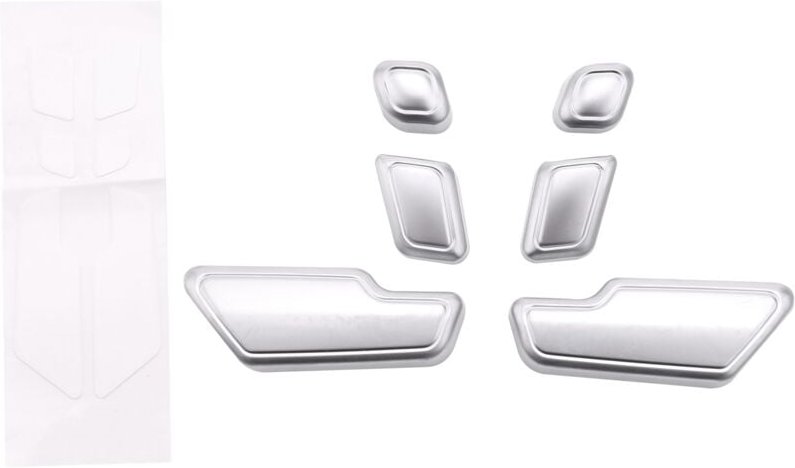Tlily - Auto-Zinklegierung-Türsitz-Einstellknopf-Schalterabdeckung Aufkleberverkleidung für ce ML-Klasse W204 W212 W218 ...