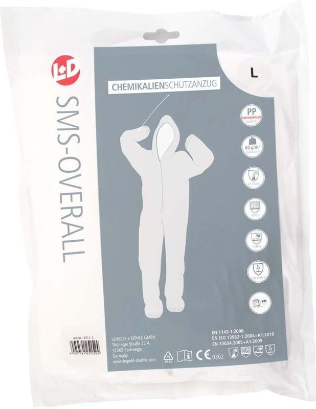 SMS-Overall Weiß Größe XXL