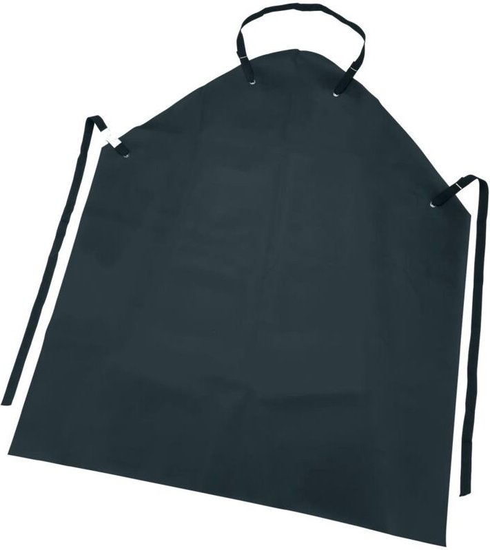 NITRAS Schürze Gunova chemikalienbeständig schwarz 80x100cm