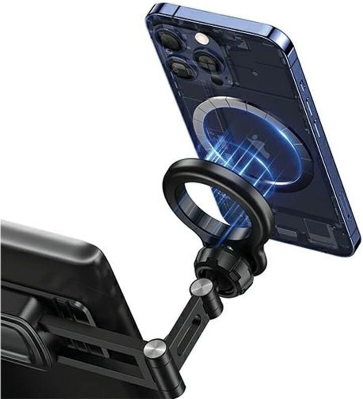 USAMS USZJ076 Magnetische Armaturenbretthalterung, Schwarz