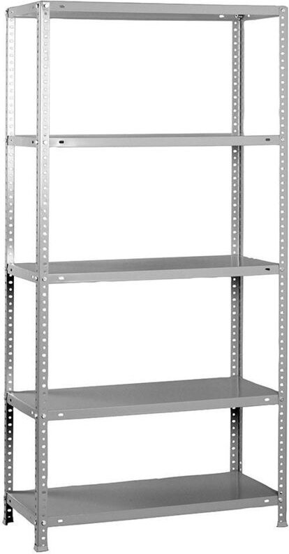 Simonrack Robuste Metallregal Grau 5 Ebenen
