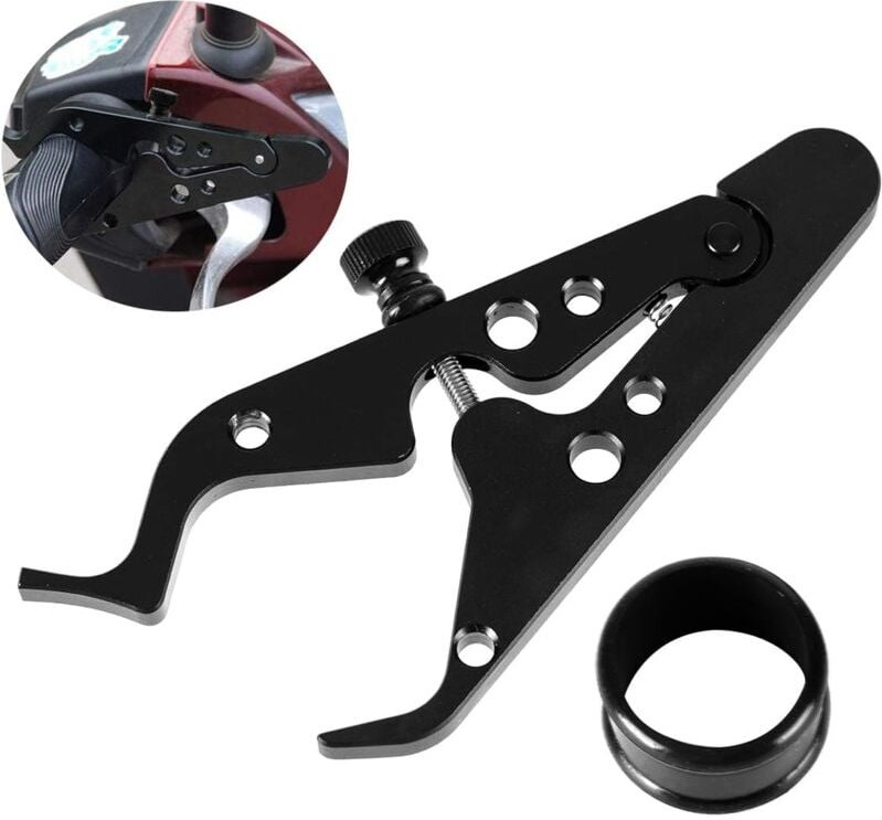 Thumbnail - Universelle Motorrad-Gashilfe, Motorrad-Verriegelungsassistent, Tempomat-Klemmgriff mit Silikonring