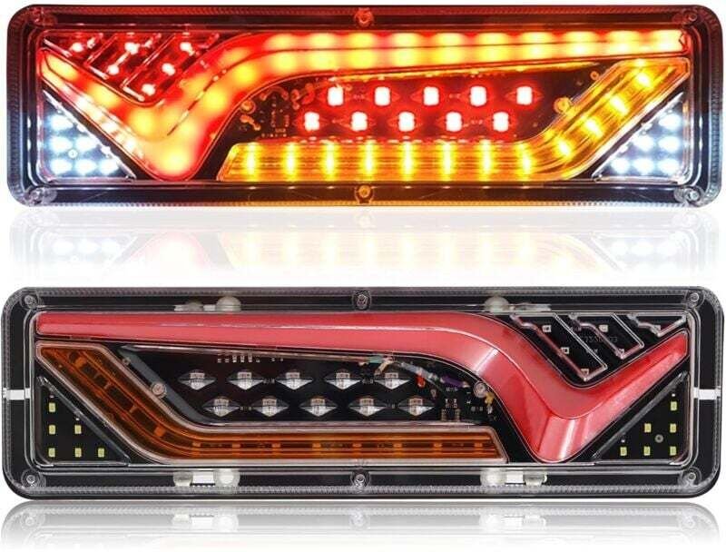 LED-Anhängerrücklichter, LED-Anhängerlichter, Bremslichter, Blinker, multifunktionale Rücklichter für Anhänger, LKW, Woh...