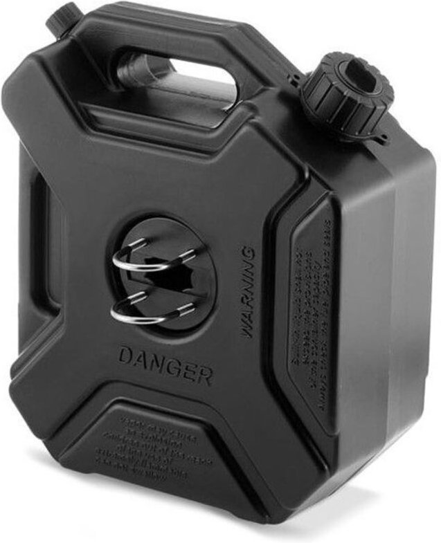 Reservetank für Motorrad 5L mit Bagtecs JC8 Halter schwarz