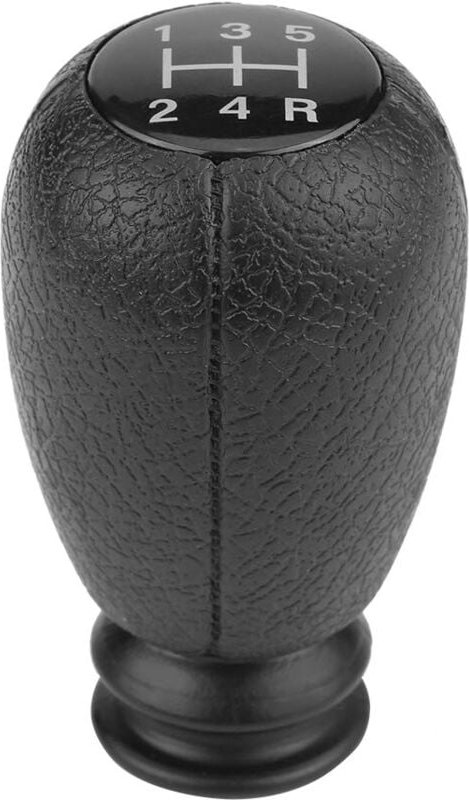 Zoternen - Qiilu Schaltknauf, 5-Gang Schalthebelkopf für 207 Citroen Saxo Xsara Xantia C2 C3 C4 Schwarz