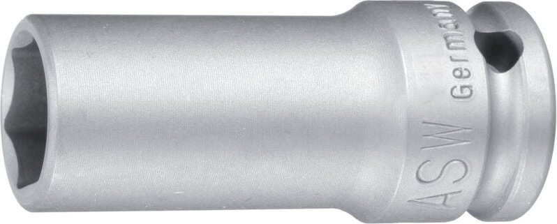 ASW Kraftschraubereinsatz 1/2 Zoll SW 18 mm 6 KT L. 78 mm (lange Ausführung)