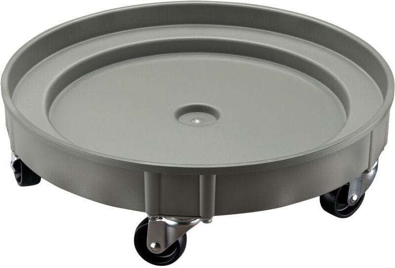 Thumbnail - Wiltec - Fassroller bis 400 kg, robuster Transportroller ø 60 cm, Fasswagen mit Lenkrollen, Transporthilfe mit Rollen, S...