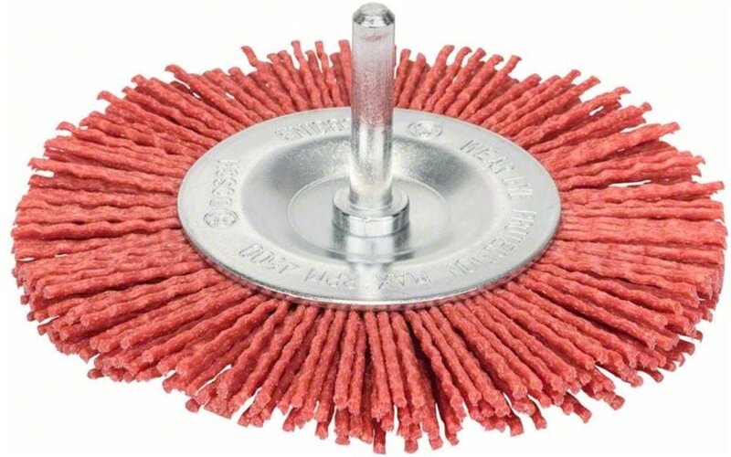 Thumbnail - Bosch - Scheibenbürste, Nylon mit Korund, 100 mm, 1 mm, 8 mm, 4500 u/ min