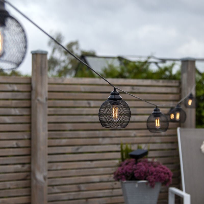 LED-Solar-Lichterkette "Sunlight", 8 ww LED