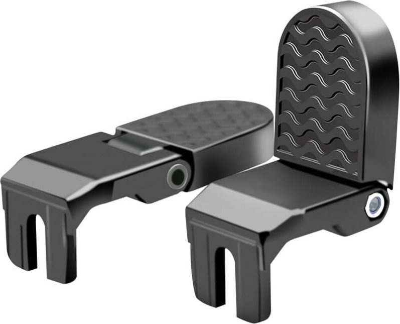 Paar Fahrradfußstützen, Fahrrad-Hinterradpedale, Klapppedale, rutschfeste Lagerung, 95 kg, Pedale für MTB-Fahrrad, Klapp...