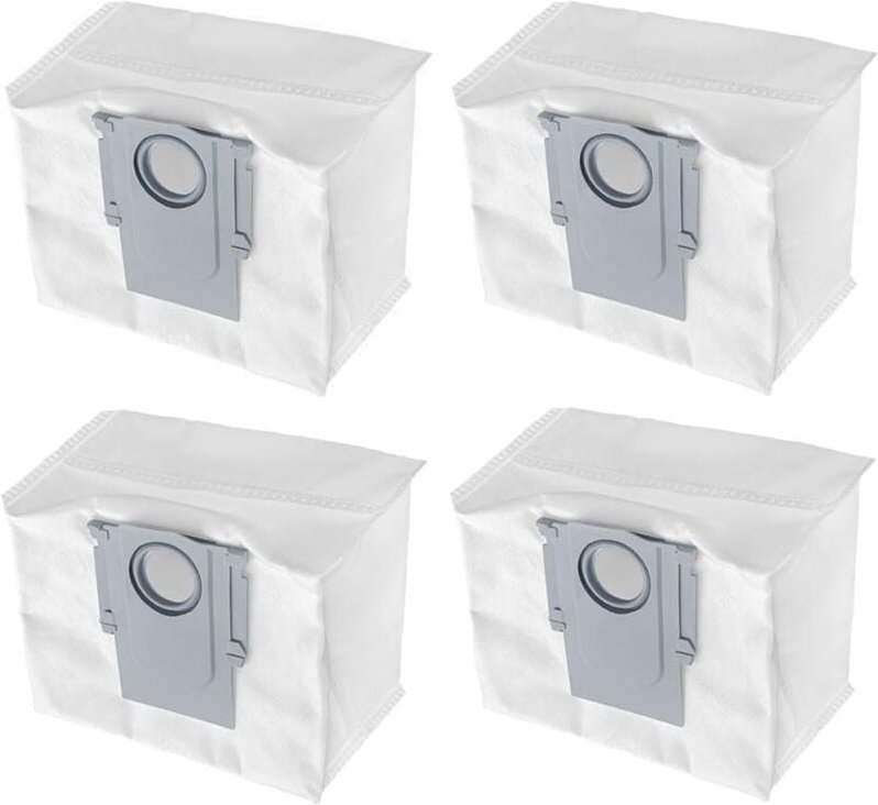 4-Stück Staubsauger Zubehörset für Roborock S8+/ S8 Pro Ultra/ S7 MaxV Ultra/ S7 Pro Ultra/ Q7+/ Q7 Max+/ Q5+, Staubbeut...