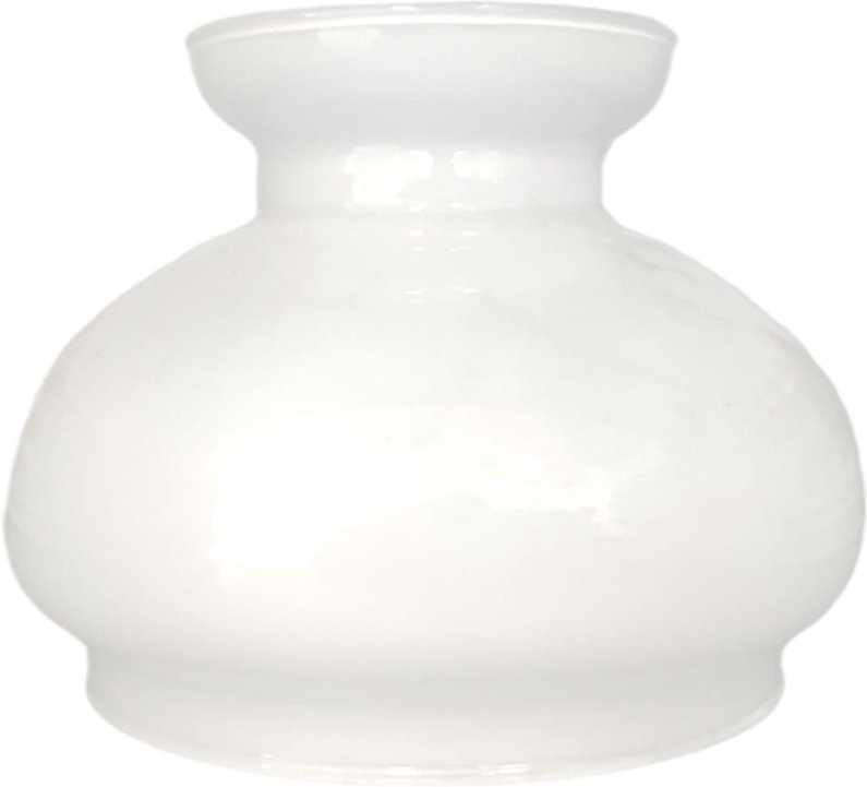 Ltde - monet Quinqué Glas Lampenschirm opal glänzend 9x12 Öffnung 10cm