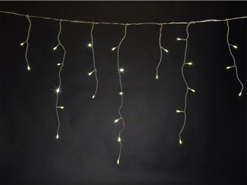 Vellight - Rana led - 4 x 0.6 m - 144 LEDs - Warmweiß - transparentes Kabel - Modulator - 24 v