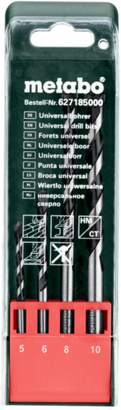 Universalbohrer-Kassette, 4-teilig - Metabo