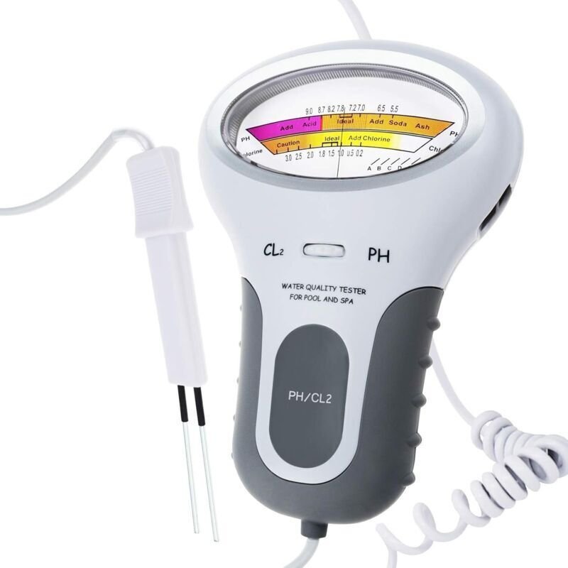 Tragbarer Wasserqualitätsanalysator, elektronisches Wasserqualitätsmessgerät für Schwimmbäder, zur Messung von pH-Wert u...