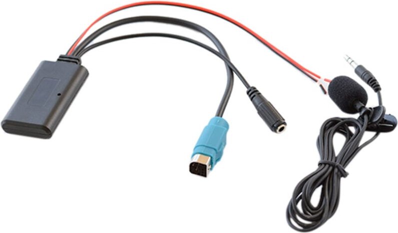 Tlily - Auto Radio -237B aux Eingang mit Voller Geschwindigkeit Ersetzen 3,5 mm Audio MP3 Bluetooth 5.0 Mikrofon Adapter...