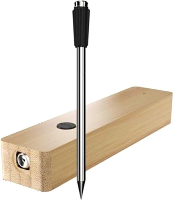 Wasserdichte Sonde Bluetooth Lebensmittelthermometer Drahtlose Fleischunterstützung APP Remote Echtzeitüberwachung