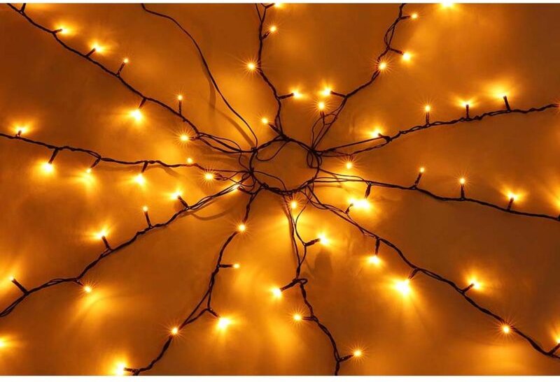 Globo Lighting - led Lichterkette Gartendeko Weihnachtskette Innen- und Außen h 200 cm 1800K