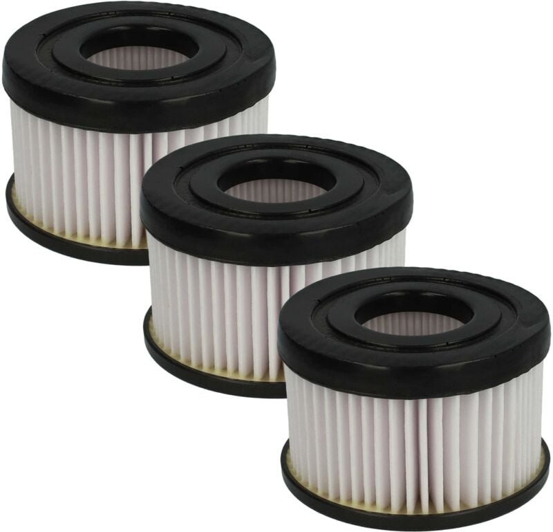 Thumbnail - vhbw 3x Faltenfilter kompatibel mit Rowenta Air Force Flex 760 RH9590, RH9574 Staubsauger - Filter, Patronenfilter, Papi...