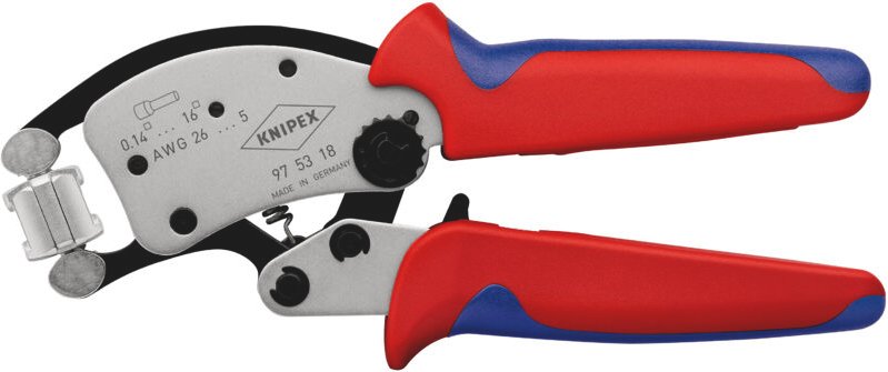 Knipex - Twistor®16 97 53 18 sb Crimpzange 0.14 bis 16 mm²