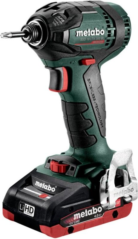 Akku-Schlagschrauber ssd 18 ltx 200 bl, incl. 2x Akku LiHD/4 Ah, Ladegerät x - Metabo