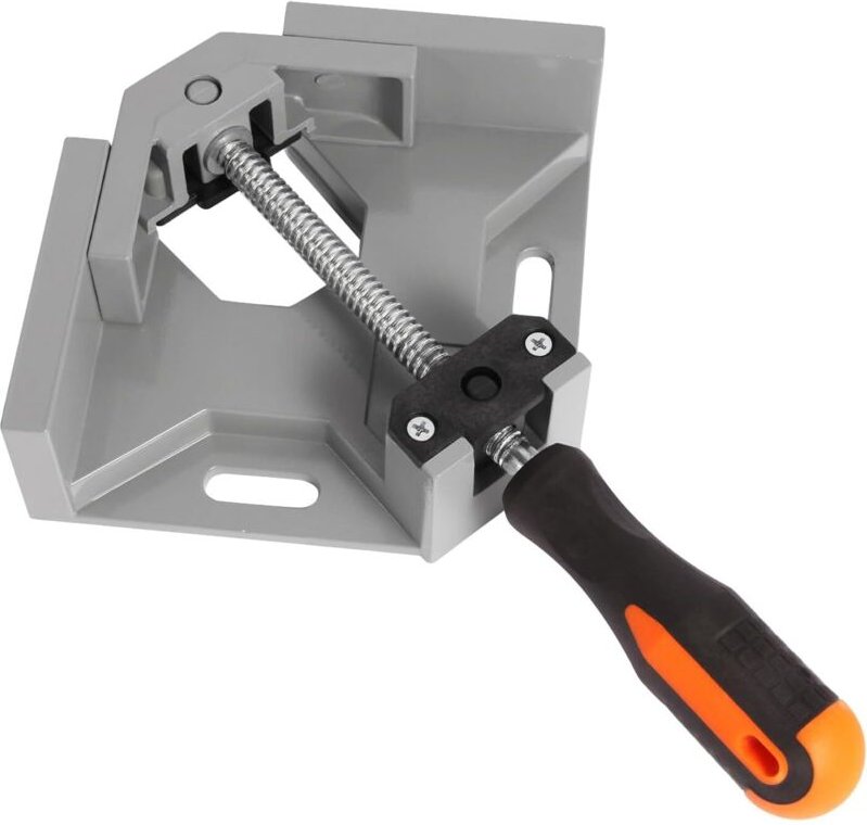 Rechtwinklige Klemme mit einem Griff, 90°-Klemme aus Aluminiumlegierung, verstellbare Schwenkbacke, Holzbearbeitungswerk...