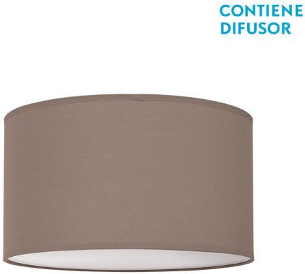 Nicole deckenleuchte taupe braun 3xe27 (14x40d)