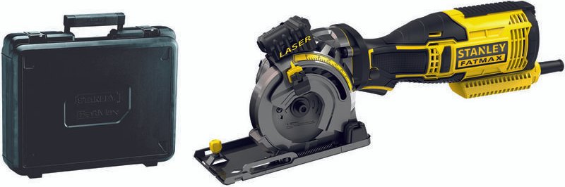 Stanley - fatmax FME380K mini kreissäge mit 3 klingen und koffer