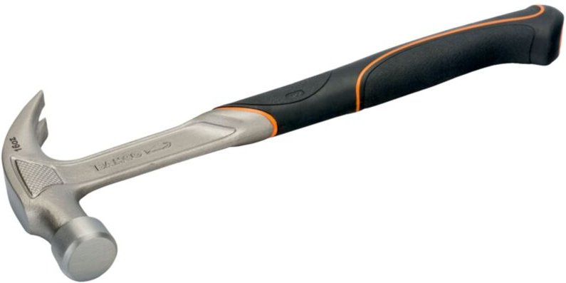 Bahco - ergo Klauenhammer mit Zweikomponenten-Griff, Groß 450 g