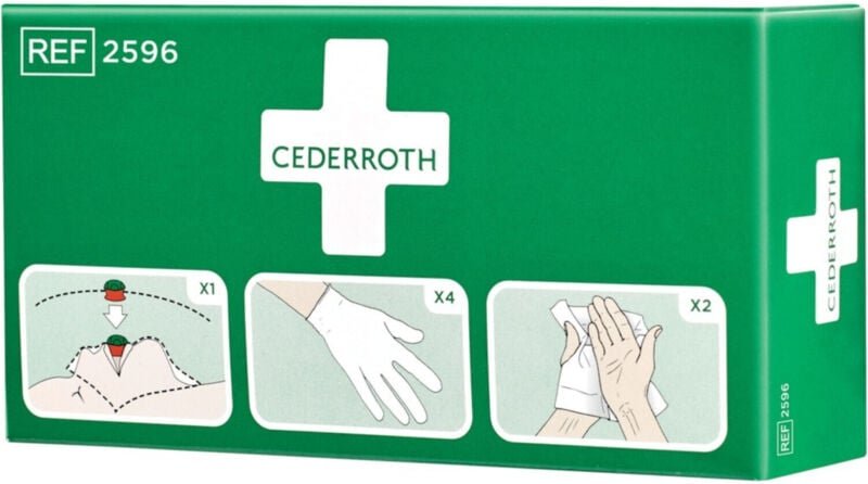 Set aus Beatmungsmaske 2Pa.Hds,2Reinigungstücher - Cederroth