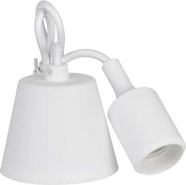 Silikonpendel, E27, 60W, weiß (984cm) EDM 32420