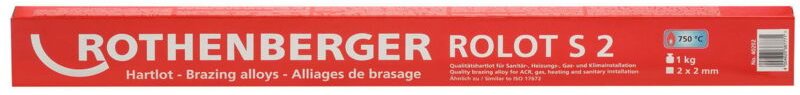 ROTHENBERGER ROLOT S2, ähnlich ISO 17672, 2x2x500mm, 1kg - 40202