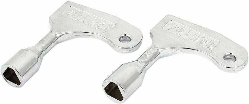 Set mit 2 dreieckigen Schlüsseln zur schnellen Notöffnung von Aufzügen, für 9-mm-Schlösser