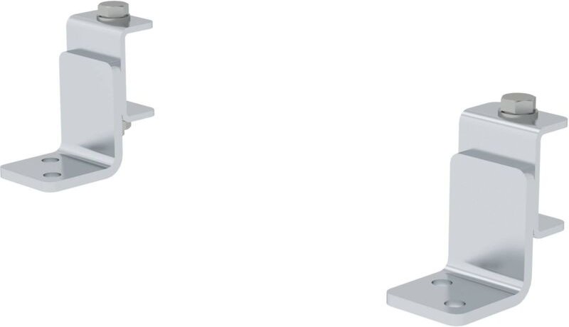 Günzburger Steigtechnik 2x Bodenbefestigungswinkel für modulares Arbeitspodest - 050419
