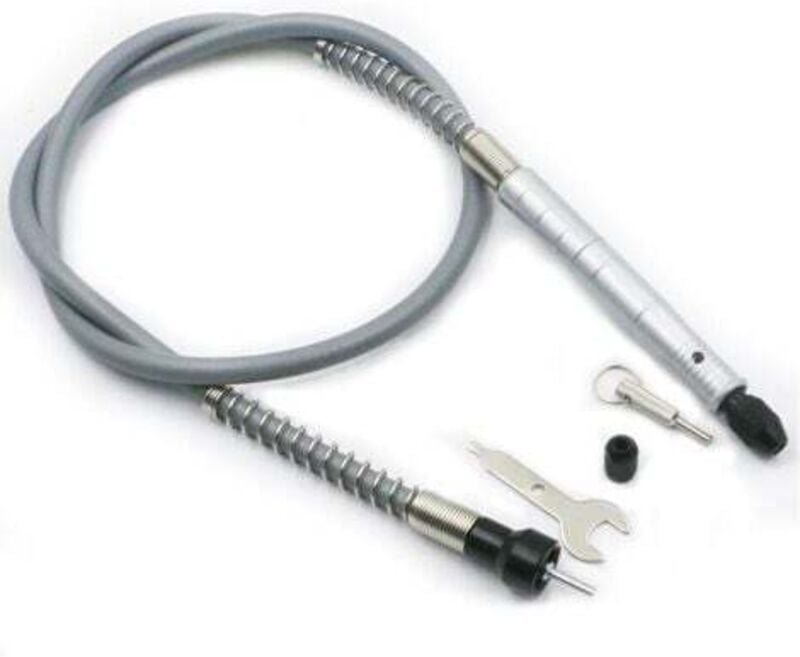 Jalleria - Flexible Welle, 3,2 mm/1/8 Zoll flexibler Bohrerschaft zum Verlängern und Erreichen der Länge, Aufnahmeadapte...