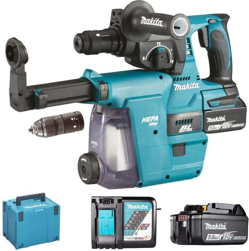 Thumbnail - Makita - Bohrhammer DHR243RTJW 18V 5Ah