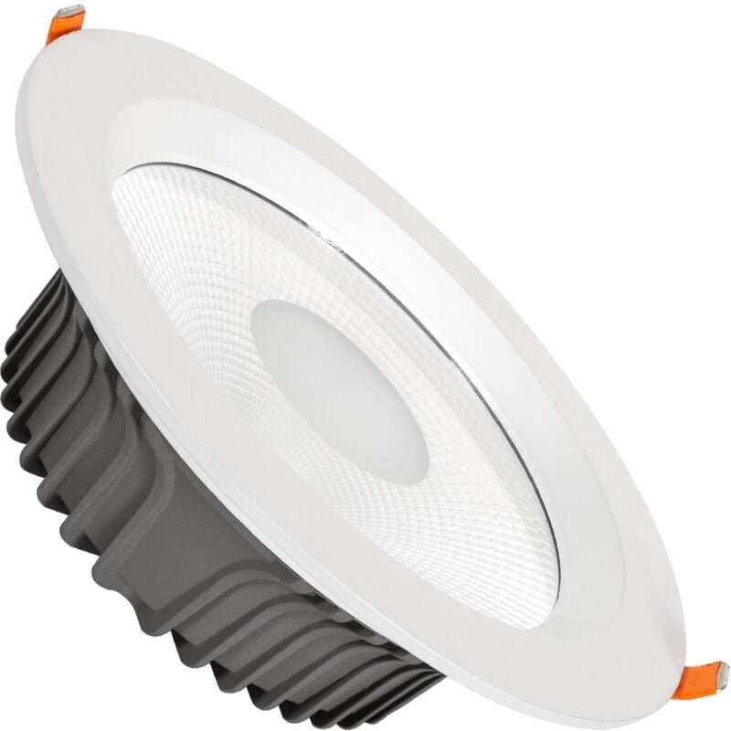 LED Downlight Einbaustrahler 30W Rund AERO COB Ausschnitt Ø 200 mm 6000K Kaltweiß