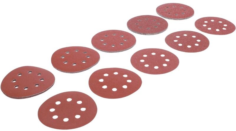 Schleifblatt-Satz für Exzenterschleifer ø 125 mm k 40 - 180 25-tlg.