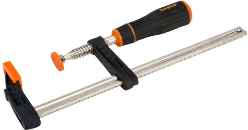 Schraubzwinge mit gummiertem Griff, 300 x 120 mm - Bahco