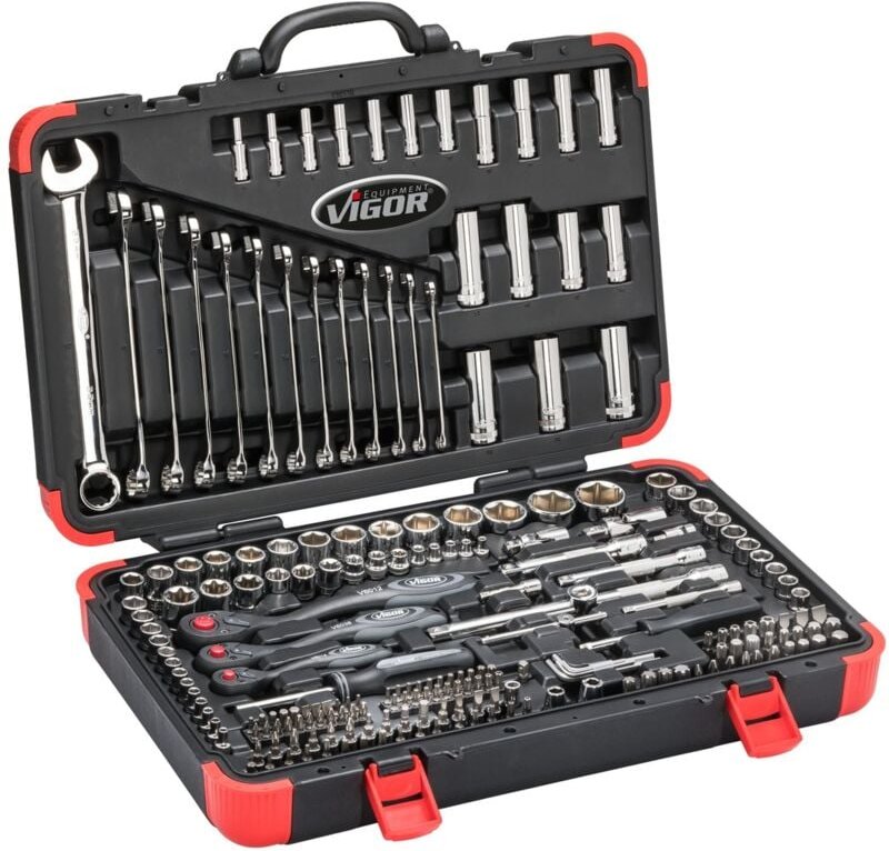 Steckschlüssel Satz, Tamper Resistant torx Profil, 1 - 32, Anzahl Werkzeuge: 212 - Vigor