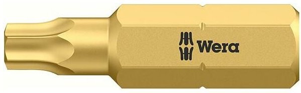 Bit zähhart 1/4' din 3126 C6,3 T25x25mm Haltefunktion Wera