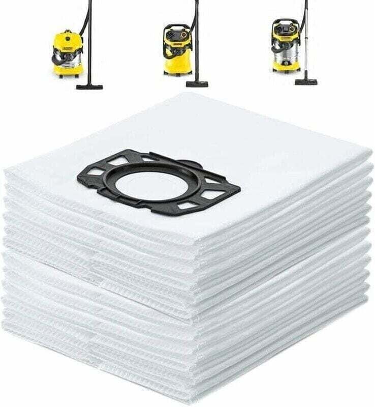 Staubsaugerbeutel, 12 Staubsaugerbeutel für Kärcher WD4 WD5
