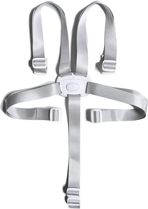 Jalleria - 5-Punkt-Sicherheitsgurt für Kinderwagen, Sicherheitsgurt für Hochstuhl, verstellbarer Sicherheitsgurt für Kin...