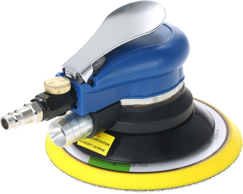Levigatrice pneumatica a doppia azione 6 pollici 10000 giri/minuto strumento di lucidatura per vernici automobilistiche