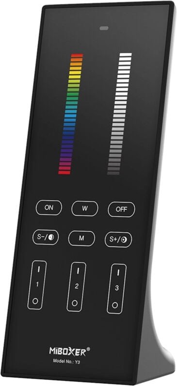 Vertikale Fernbedienung - rgb + cct - 3 Zonen - rf 2.4Ghz - Mi