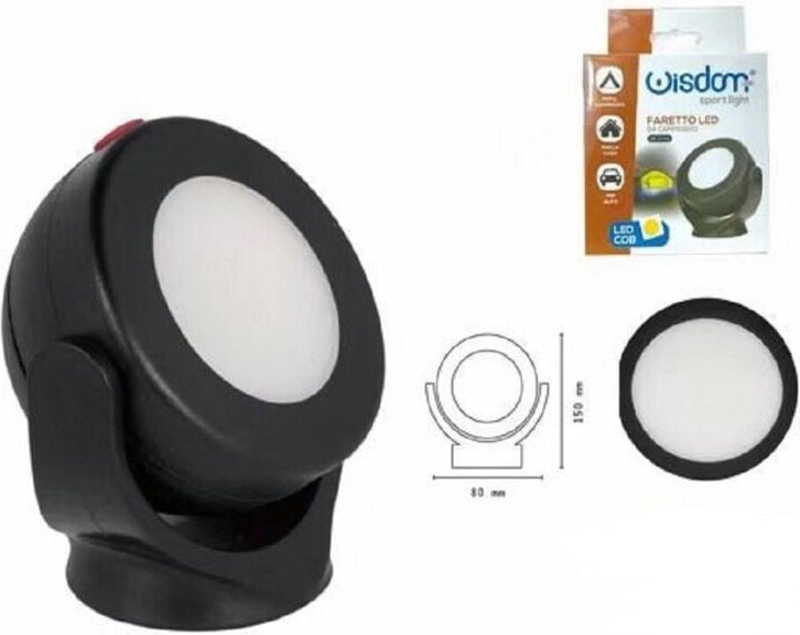 Trade Shop Traesio - Trade Shop - cob led faretto casa auto lampada portatile mit magnete DT-2110 -