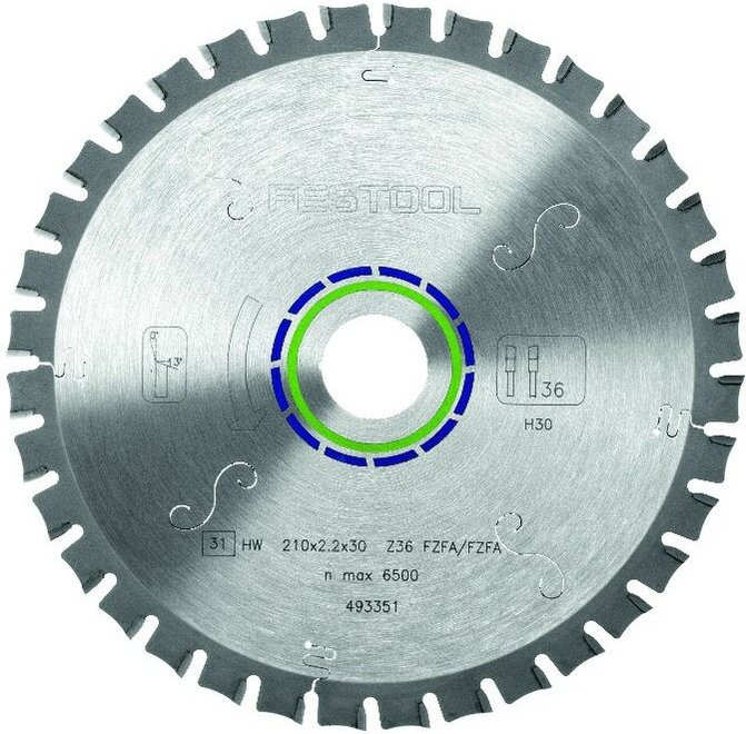 Thumbnail - Flachzahn-Sägeblatt 210x2,2x30 F36 – 493351 - Festool