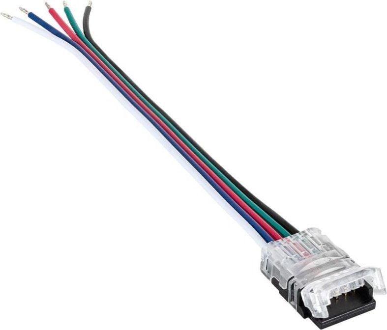 Thumbnail - Clip-Verbinder mit Kabel IP20 für LED-Streifen Einfarbig