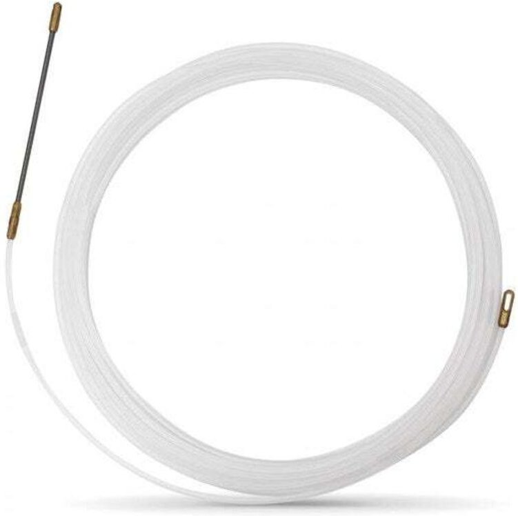 Nylonfadenzieher, L.10 m, Dm.3 mm, weiß CENTRALE BRICO