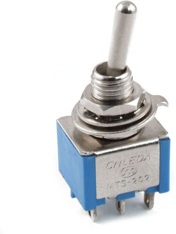 Ac 3A / 250V 6A 125V 6 Pin dpdt Ein 2 Position Mini Kippschalter Blau